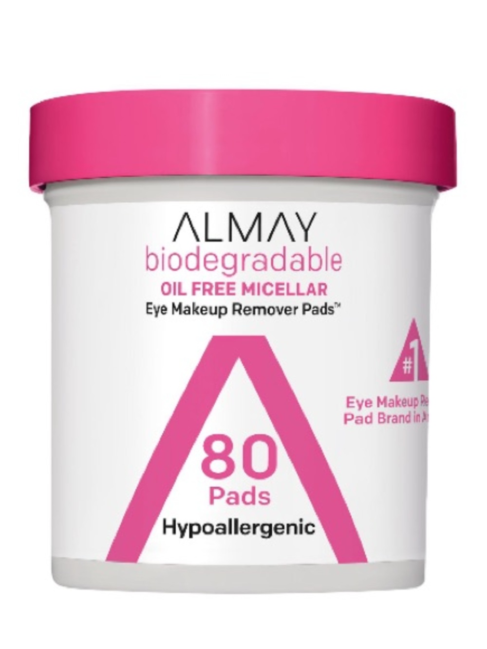 Almay | Biodegradable Micellar Water Eye
Makeup Remover Pads | 80CT | NEW SEALED